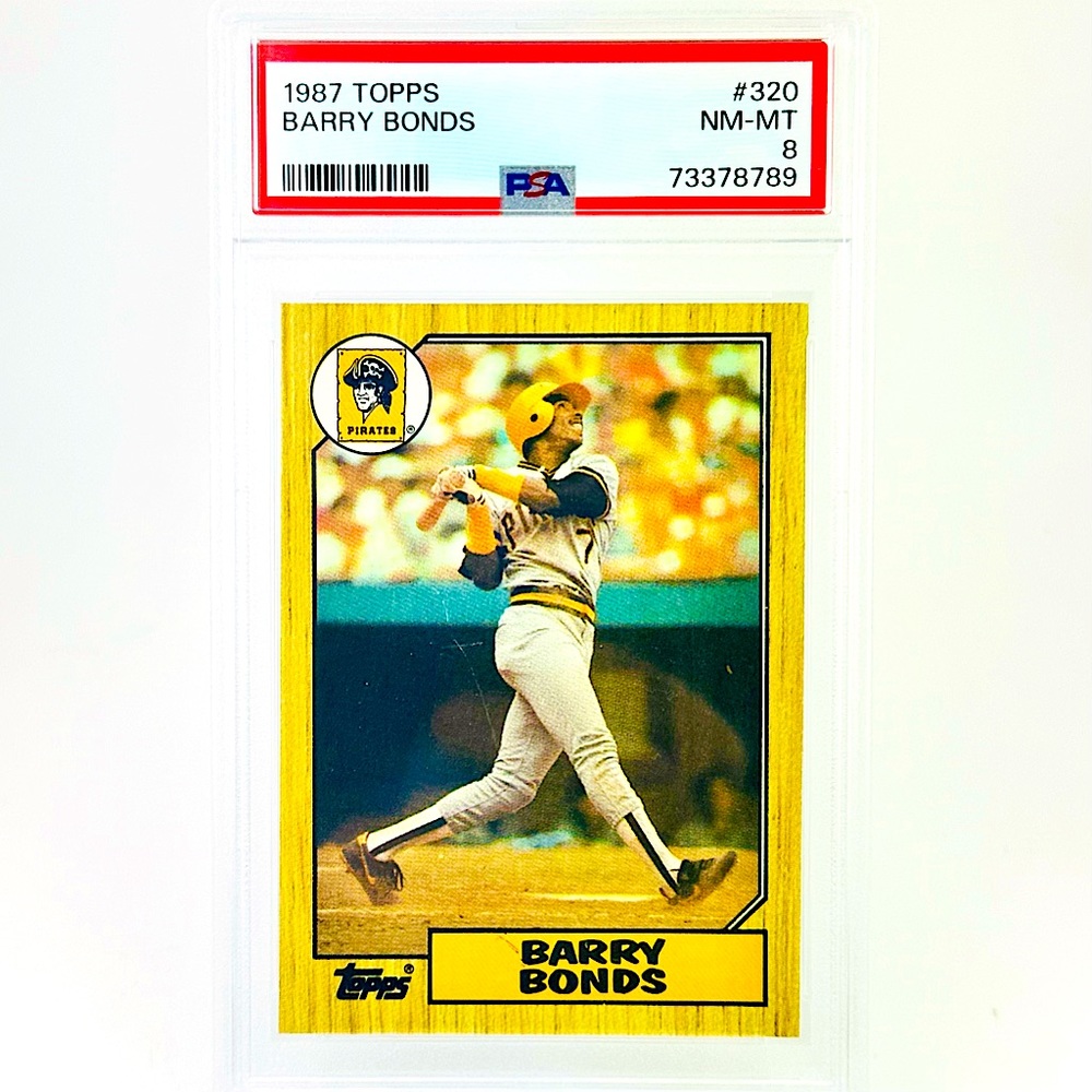 1987 Topps 320 Barry Bonds Rookie - Picture 1 of 2